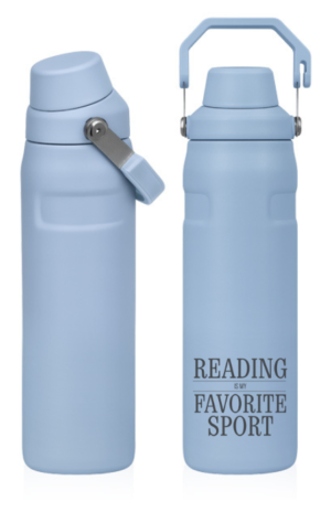 בקבוק לבחירה Reading is my Favorite Sport - חריטה