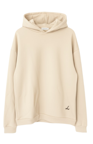 קפוצ׳ון יוניסקס שחור / קרם ללא הדפס